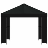 Altana 3 x 3 m Czarny Poliester i Stal 190 gsm