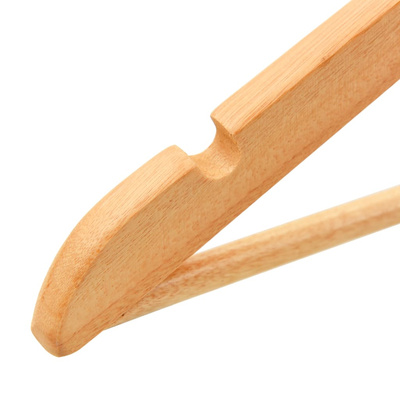 20 szt. wieszaków na ubrania, antypoślizgowe, twarde drewno