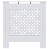 Osłona na kaloryfer, MDF, biała, 78 cm