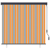 Roleta Żółty i Niebieski 180 x 250 cm Materiał i Aluminium