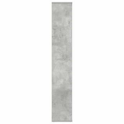 Przegroda/regał na książki, betonowa szarość, 100x24x140 cm