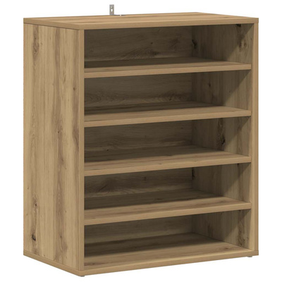 Szafka na buty, dąb artisan 60x35x70 cm materiał drewnopochodny