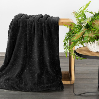 Koc Blink czarny 150x200