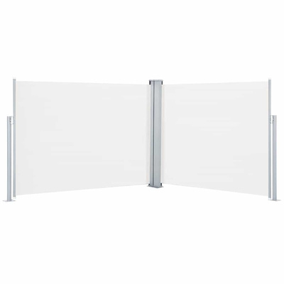 Zwijana markiza boczna, kremowa, 140 x 1000 cm