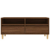 vidaXL Szafka pod TV, brązowy dąb, 100x34,5x44,5 cm