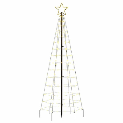 Choinka świąteczna LED z kolcami 220 diod LED Ciepła biel 180cm