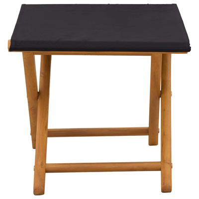 Fotel ogrodowy 2 pcs Lite Drewno Eukaliptusowe Czarny