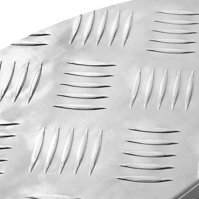 Stopień Półksiężyc 15 pcs Srebrny 60 x 18 x 2,5 cm Aluminium
