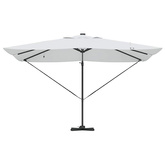 Parasol plażowy Ze LED Lights piaskowy 352 x 251 x 265 cm