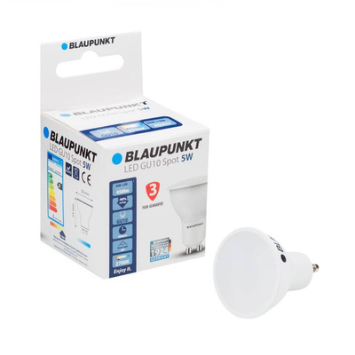 Zestaw 10 sztuk - Blaupunkt Żarówki LED GU10 5W barwa biała ciepła