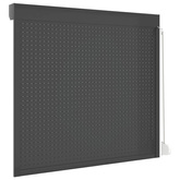vidaXL Roleta zewnętrzna, aluminiowa, 160 x 150 cm, antracytowa