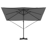 Parasol Roma Antracyt 286 x 284 x 265 cm Aluminium i Poliester