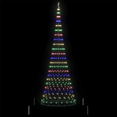 Choinka świąteczna LED z podstawą Wielokolorowe 399 cm Metal