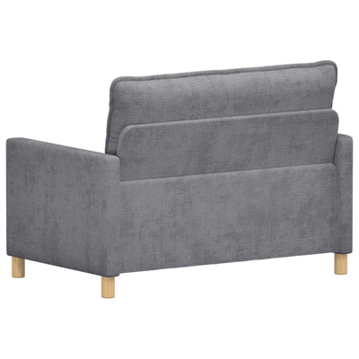 Sofa jasnoszary 126 x 81 x 87,5 cm Poliester
