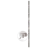 Drzwi wejściowe, antracytowe, 108x208 cm, PVC vidaXL