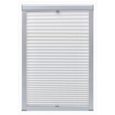 vidaXL Roleta plisowana, biała, MK08