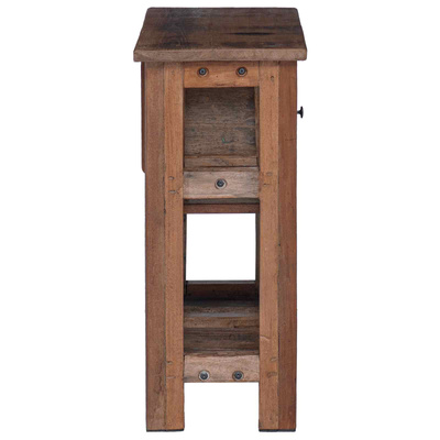 Szafkowy Brązowy 60 x 30 x 70 cm Lite Drewno Recyklingowe