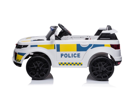 Auto Na Akumulator BBH-021 Światła LED Muzyka Pilot Policyjne Białe