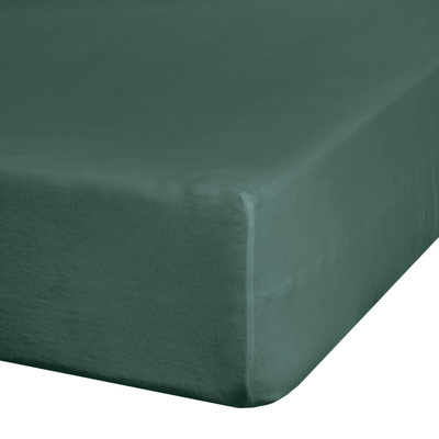 Prześcieradło Prze ciemnozielone 220x200 model standard