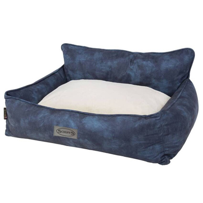 Scruffs & Tramps Legowisko dla psa Kensington, L, 90x70 cm, granatowe