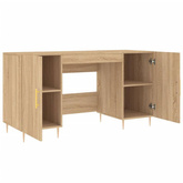 vidaXL Biurko, dąb sonoma, 140x50x75 cm, materiał drewnopochodny model standard