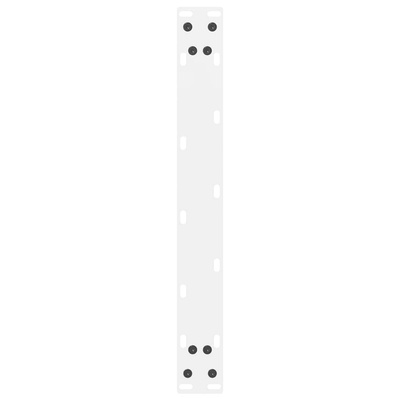 Nogi do stolika kawowego Białe 2 szt. 60x(42-43) cm Stal