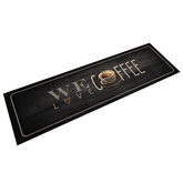 Dywanik kuchenny z napisem Coffee, 45x150 cm, aksamitny vidaXL