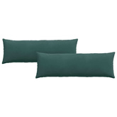 Poduszki na sofę 2 pcs Ciemna zieleń 120 x 40 cm