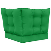 Poduszka do sofy na zewnątrz 3 pcs Zielony Poliester
