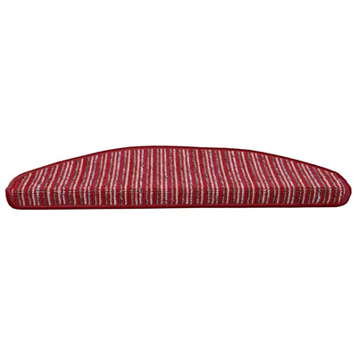 Samoprzylepne maty na schody 15 pcs Czerwony 65 x 21 x 4 cm
