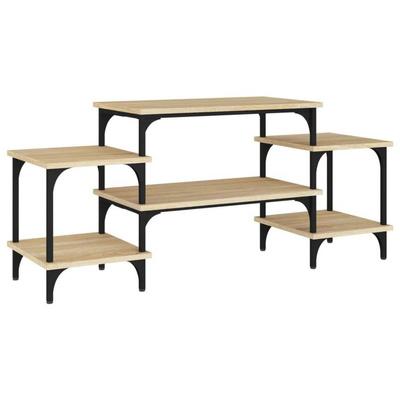vidaXL Szafka pod TV, dąb sonoma, 117x35x52cm, materiał drewnopochodny