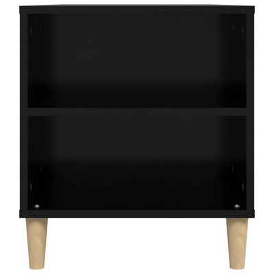 vidaXL Szafka pod TV, czarna, 102x44,5x50 cm, materiał drewnopochodny