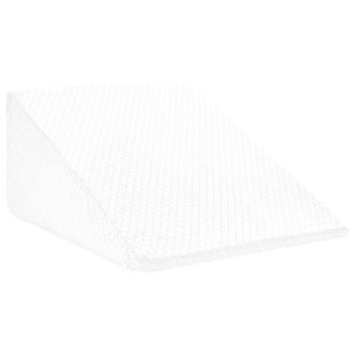 Poduszka na nogi Gładki Biały 60 x 50 x 30 cm Pianka z pamięcią