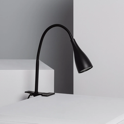 Lampa z Klamrą Czarna Abruzzo Vincenzo GU10