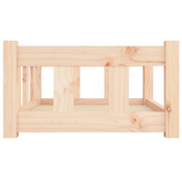 Legowisko dla psa, 65,5x50,5x28 cm, lite drewno sosnowe vidaXL