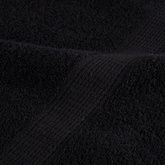 Ręcznik Gościnny SOLUND 25 szt. Czarny 80 x 200 cm 550 gsm