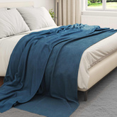 Koce narzutowe 6 pcs Granatowy 240 x 220 cm Polar