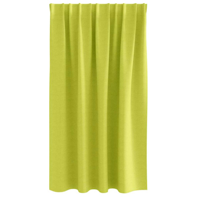 Firany blackout z kółkami 2 pcs Zielony 140 x 140 cm Poliester