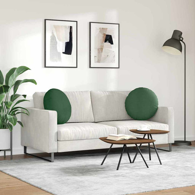 Poduszki na siedziska 2 pcs Ciemna zieleń ?50 x 19 cm
