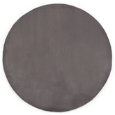 vidaXL Dywanik, 160 cm, sztuczne futerko królika, ciemnoszary