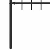 Ogrodzenie z kolcami ASTEN 200 x 130 cm Stal malowana proszkowo