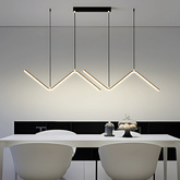 Lampa wisząca Abigali MontBlanc 26W liniowa 90cm nowoczesna czarny