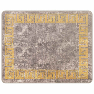 Chodnik dywanowy MARSA Szary 80 x 100 cm Poliester i PVC