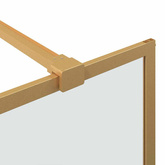 Ściana prysznicowa typu walk-in złoty 100 x 195 cm