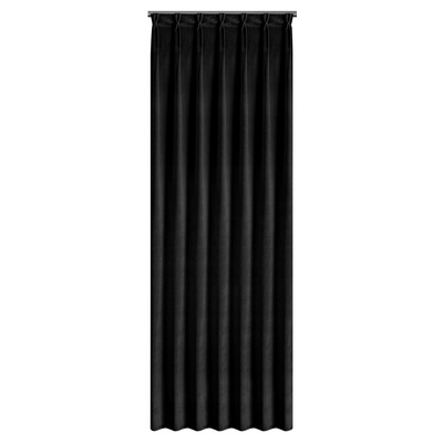Zasłona Melanie czarna 80x270