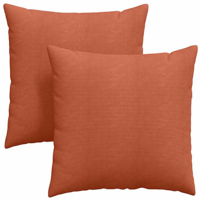 Poduszki na sofę 2 pcs Czerwono-pomarańczowy 60 x 60 cm