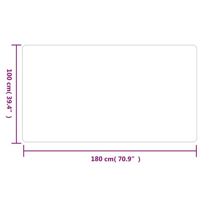 vidaXL Chodnik dywanowy, antracytowy, 100x180 cm