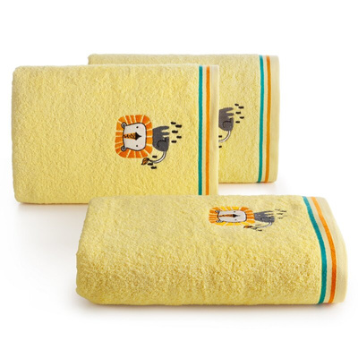 Ręcznik Poma żółty 70x140