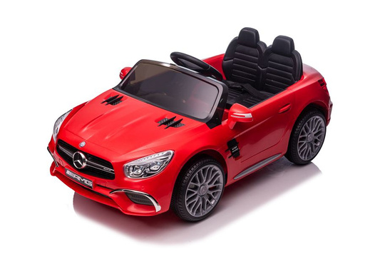 Auto Na Akumulatr Mercedes SL65 S Pilot LCD Czerwony Lakierowany