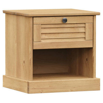 Szafka nocna VIGO, 42x35x42 cm, lite drewno sosnowe